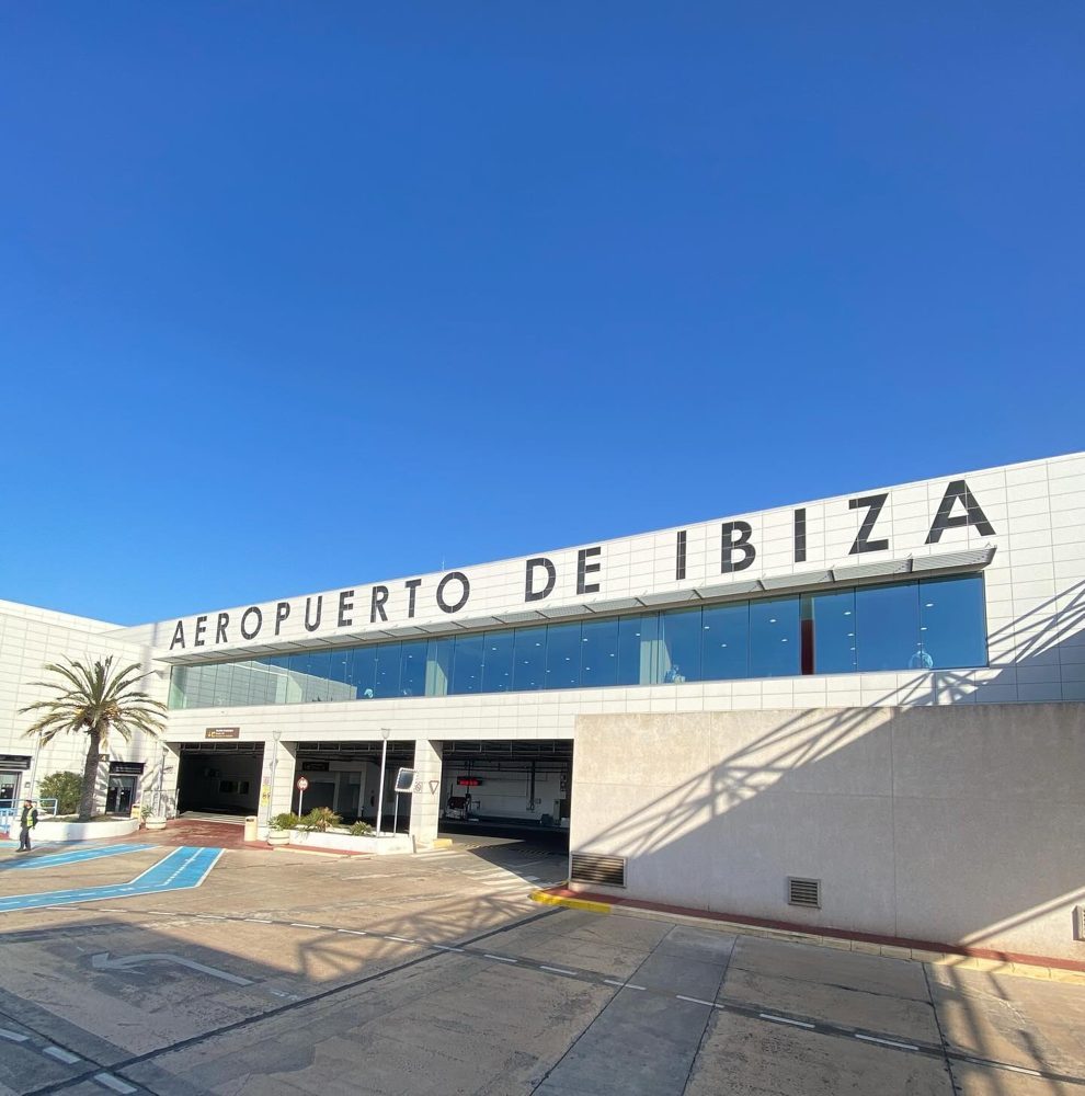 Ibiza Airport terminal exterior